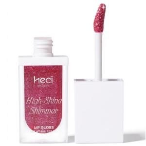 HECI BEAUTY Lip Gloss, Nourishing and Hydrating with High-Shine Glimmer Finish & Sheer Wash Of Color, Vegan & Cruelty-free, 0.21 fl oz (Fuchsia)