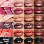 HECI BEAUTY Lip Gloss, Nourishing and Hydrating with High-Shine Glimmer Finish & Sheer Wash Of Color, Vegan & Cruelty-free, 0.21 fl oz (Fuchsia)