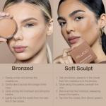 Palladio Cream Bronzer - Sun-Kissed Glow (Caramel Latte)