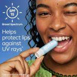 NIVEA Smoothness Lip Care, Sunscreen Lip Balm with SPF 15 Broad Spectrum, Shea Butter, Nourishing Oils and Vitamin C & E, 3-in-1 Moisture, Repair and Sunscreen, 0.17 Oz Stick, Pack of 4