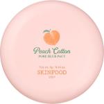 SKINFOOD Peach Cotton Pore Blur Pact - Sebum Control Pack with Silky Texture - Long Lasting Makeup Fixing - Pore Primer with Mineral Powder for Oily Skin - Stocking Stuffers - Pore Quick Minimizer