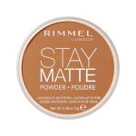 Rimmel London Stay Matte - 031 Pecan - Pressed Powder, Lightweight, High Coverage, Shine Control, 0.49oz