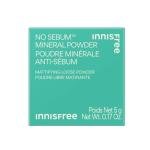 innisfree No Sebum Matte Mineral Powder, Korean Loose Setting Powder for Blurring, Shine Control, Fragrance-Free, Translucent