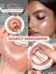 SHEGLAM Glowchi Bouncy Highlighter Mochi-like Formula Highlighter Long-lasting Shimmer Makeup-Cherry Blossom