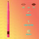 Juvia's Place Coffee Shop Luxe Lip Liner: Brownie - Colorstay Matte Finish Lip Pencil, Makeup for Natural Long Lasting Beauty and Sensational Wear, Lip Stain Kiss Proof Cometics