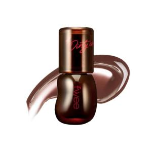 fwee 3D Voluming Gloss 30% (Sheer) | High Shine, Non-Sticky Lip Gloss for Makeup | Long-Lasting, Moisturizing Gel Formula – Dirty Cola 30% | 30% & 70% Pigment Options | Stocking Stuffers | 5.3g