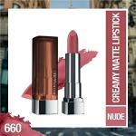 Maybelline New York Color Sensational Lipstick, Lip Makeup, Matte Finish, Hydrating Lipstick, Nude, Pink, Red, Plum Lip Color, Touch Of Spice, 1 Count