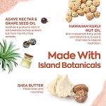 Hanalei Hydrating Lip Treatment Balm – Cruelty-Free, Paraben-Free Moisturizer for Severely Dry, Chapped Lips – Kukui Oil, Shea Butter & Grapeseed Oil – Clear Tint, Travel-Size 3-Pack (5ml X 3)