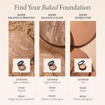 LAURA GELLER NEW YORK Baked Double Take Powder Foundation - Light - Buildable Medium to Full Coverage - Matte Finish