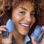 Beautyblender® |Denim Limited Edition Beauty Blender Sponge, Super-Soft Foam Easily Blends Foundations, Powders & Creams, Made in USA, Reusable, Washable, Streak Free Application, Vegan, Cruelty Free