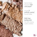 LAURA GELLER NEW YORK The Delectables Soho Shimmers Eyeshadow Palette - Includes 14 Shimmer-Finish Baked Eyeshadows in Stunning Neutral Shades - Long-Lasting High-Shine Eyeshadows for Everyday