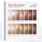 LAURA GELLER NEW YORK The Delectables Soho Shimmers Eyeshadow Palette - Includes 14 Shimmer-Finish Baked Eyeshadows in Stunning Neutral Shades - Long-Lasting High-Shine Eyeshadows for Everyday