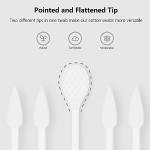 900pcs Precision Cotton Swabs, Pointed&Flattened Tip Cosmetic Applicators