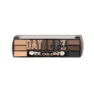 L.A. COLORS Day To Night 12 Color Eyeshadow Palette, Daylight, 0.28 Oz