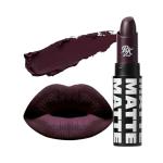 Ruby Kisses Lipstick, Matte Finish, Long-Lasting, Highly Pigmented, Smooth Apply, Full Coverage Lip Color Makeup (Blackberry)