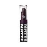 Ruby Kisses Lipstick, Matte Finish, Long-Lasting, Highly Pigmented, Smooth Apply, Full Coverage Lip Color Makeup (Blackberry)