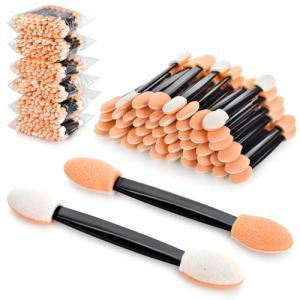 300PCS Disposable Eyeshadow Applicators, Dual Sides Eyeshadow Brushes Applicator, Eye Makeup Sponge Applicators