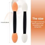 300PCS Disposable Eyeshadow Applicators, Dual Sides Eyeshadow Brushes Applicator, Eye Makeup Sponge Applicators