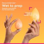 Beautyblender® | Beam Beauty Blender Makeup Sponge, Super-Soft Foam Easily Blends Foundations, Powders & Creams, Made in USA, Reusable, Washable, Streak Free Application, Vegan, Cruelty Free