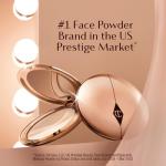 Charlotte Tilbury Airbrush Flawless Finish Setting Powder - Pore-Blurring Pressed Powder for Face Makeup to Minimize Shine with a Soft-Focus Finish - 2 Medium