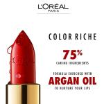 L'Oreal Paris Colour Riche Original Creamy, Hydrating Satin Lipstick with Argan Oil and Vitamin E, Berry Parisienne , 1 Count