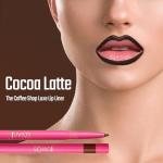 Juvia's Place Coffee Shop Luxe Lip Liner - Cocoa Latte - Colorstay Matte Finish Lip Pencil, Makeup for Natural Long Lasting Beauty and Sensational Wear, Lip Stain Kiss Proof Cosmetics