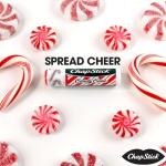 ChapStick Lip Balm, Candy Cane, 3-Count – Fresh & Minty Lip Moisturizer, Stocking Stuffer, 0.15 Oz Ea