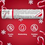ChapStick Lip Balm, Candy Cane, 3-Count – Fresh & Minty Lip Moisturizer, Stocking Stuffer, 0.15 Oz Ea