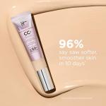 IT Cosmetics CC+ Cream Illumination (Medium) - Radiant Full Coverage Foundation With SPF 50+, Color Corrector & Hydrating Anti-Aging Serum, Hydrolyzed Collagen + Peptides - 1.08 fl oz