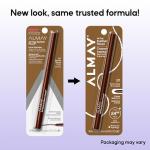 Almay All-Day Eyeliner Pencil, Hypoallergenic, Cruelty-Free, Smudge-Proof, Ophthalmologist Tested, Long Wearing and Water Resistant, Brown Topaz, 0.01 oz
