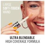 Rimmel London, Multi-Tasker Concealer, 070 Honey, Crease-Proof, Transfer-Proof, Waterproof, Up To 24-Hour Wear, Vegan Formula, 0.33oz