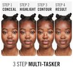 Rimmel London, Multi-Tasker Concealer, 070 Honey, Crease-Proof, Transfer-Proof, Waterproof, Up To 24-Hour Wear, Vegan Formula, 0.33oz