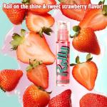 Lip Smacker Rolly Lip Gloss, Classic Roller-Ball Design for a Cooling Sensation, Hydrating & Moisturizing Shine - Strawberry