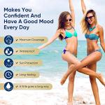 Tattoo Cover Up Makeup Waterproof, 2 Colors Tattoo Cover Up Concealer, Suitable for Scars, Vitiligo, Spots, Invisible and Natural