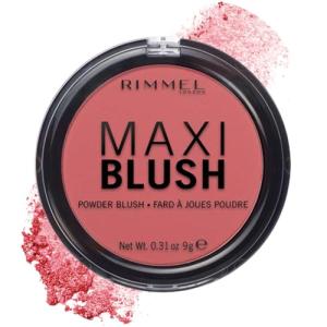 Rimmel London Maxi - 003 Wild Card - Blush Powder, Lightweight, Highly Pigmented, Blendable, 0.31oz