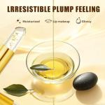 2 Pcs Color Changing Lipstick, Transferproof Gold Crystal Ph Lipstick Color Changing, Clear Lip stick That Changes Color, Nourishing Long Lasting 24 Hours Moisturizing Shine Lip Gloss for Women