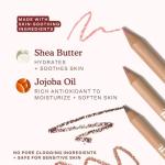 Beauty Glazed 6pcs Nude Brown Lip Liner Makeup Set - Waterproof & Smudge-Proof Matte Pencil, Long-Lasting & Durable, Smooth & Easy Glide, Non-Smudge, Contouring, Filling & Layering (NUDE-PINK Set)