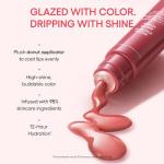 LANEIGE Glaze Craze Tinted Lip Serum, Cinnamon Sugar: Hydrating Lip Serum for Glossy, Nourished Lips with Plumping Polypeptides
