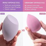 BS-MALL Makeup Sponges Big Sponge 3 Pcs Blending Sponges for Ultimate Makeup Experience for Concealer Eyemakeup Foundation Nose Makeup Eyeshadow Blending