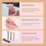 Summer Lip Balm Butter,Long Lasting Moisturizing,Deeply Hydrates &Natural Lip Gloss with Shea Butter Olive Oil,Non-Sticky Soothes Soften Dry Lips.(4PCS)