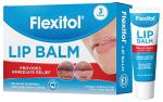 Flexitol Lip Balm, 0.35 Ounce Tube, Cream White, 3 Count (Pack of 1)