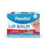 Flexitol Lip Balm, 0.35 Ounce Tube, Cream White, 3 Count (Pack of 1)