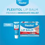 Flexitol Lip Balm, 0.35 Ounce Tube, Cream White, 3 Count (Pack of 1)