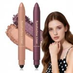 VFFWBB Shadow Liner 2-in-1 Eyeliner & Eyeshadow,Plum Eyeshadow Stick,Perfect Color Duo-shadow Liner, Waterproof Eyeliner, Smudge-proof Duo Eye Shadow Stick, Long-lasting Combination, Easy To Apply