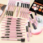 Makeup Brushes, VANDER 32pcs Makeup Brush Set Professional Soft Synthetic Foundation powder concealer blending Make up Brushes, eye shadow blush face brush set, Pink
