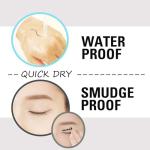 Heroine Make by KISSME Waterproof Eyeliner for Intense Color & Ultra-Fine 0.1mm Tip, Liquid Eyeliner Pen with Organic Beauty Serum, Cat Eye Liner for Long Lasting Eyelines, Natural Brown, 1 EA, PRIME