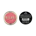Milani Rose Blush, Powder Blush for Cheeks, Cruelty Free Makeup - Shape, Contour & Highlight Face for a Natural Matte Finish -Wild Rose