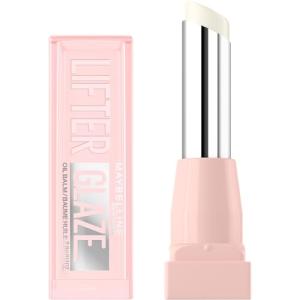MAYBELLINE Lifter Glaze Oil Balm with Hyaluronic Acid and Hydrating Oil Blend, Lip Balm with 24HRs of Smooth, Moisturizing Shine, Clear Crave (Crystal Clear)