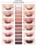 12 Colors Makeup Nude Colors Eyeshadow Palette Natural Nude Matte Shimmer Glitter Pigment Eye Shadow Pallete Set Waterproof Smokey Professional Beauty Makeup Kit (Matte Color A)