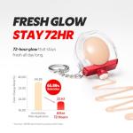 [*Mini Size*] TIRTIR Mask Fit Red Foundation | 72H Lasting Skin-Fit Korean Makeup with Skin-fit Satin Finish & Wide Shade Range, #21N Ivory, 0.34oz